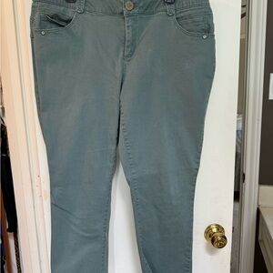 Wit & Wisdom Ab'Solution Olive Pants - 16W